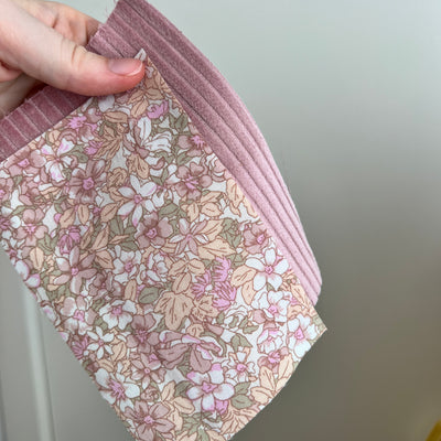 Rose Corduroy Carry All Bag