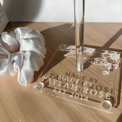 Branded Scrunchie stands / holder