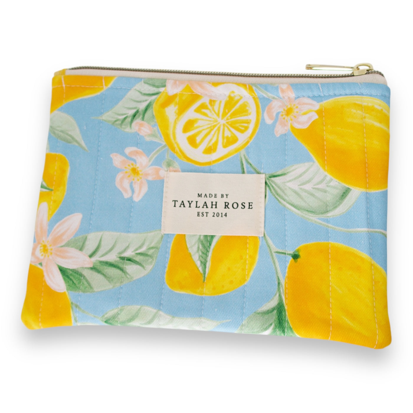 Lemon Zipper Pouch