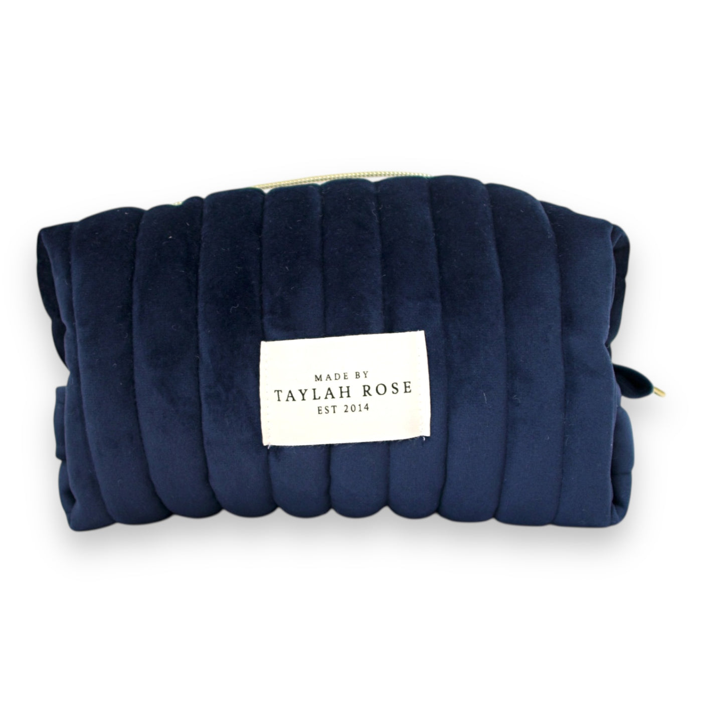 Navy Velour Carry All Bag
