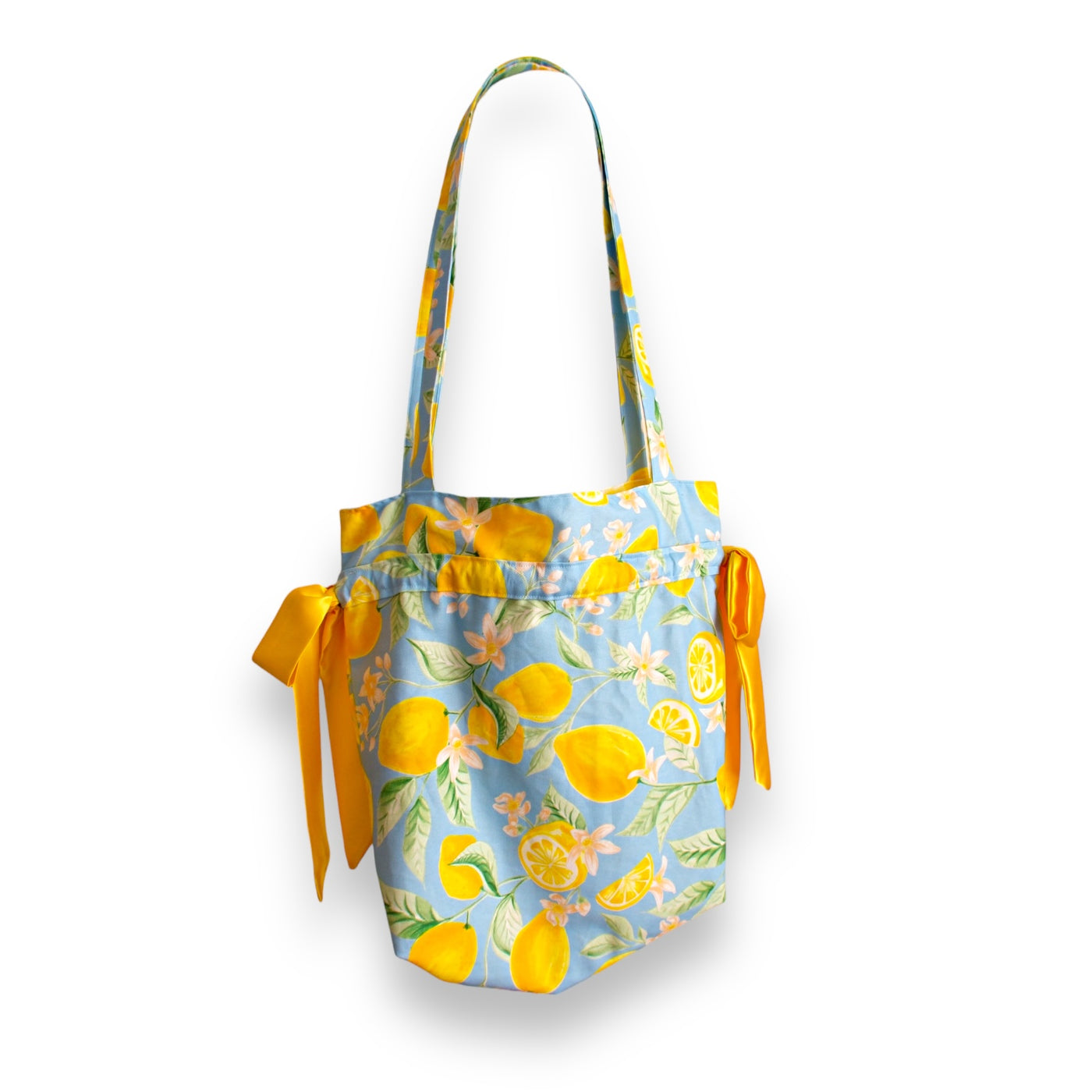 Lemon Bow Tote Bag