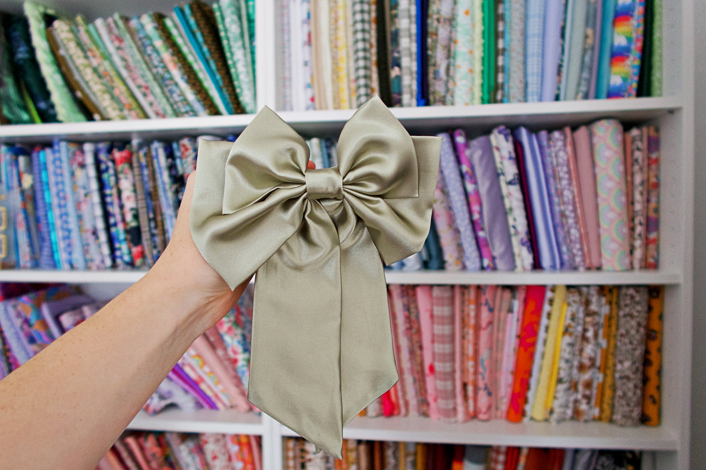 Pistachio Oversized Bow - 2 Types