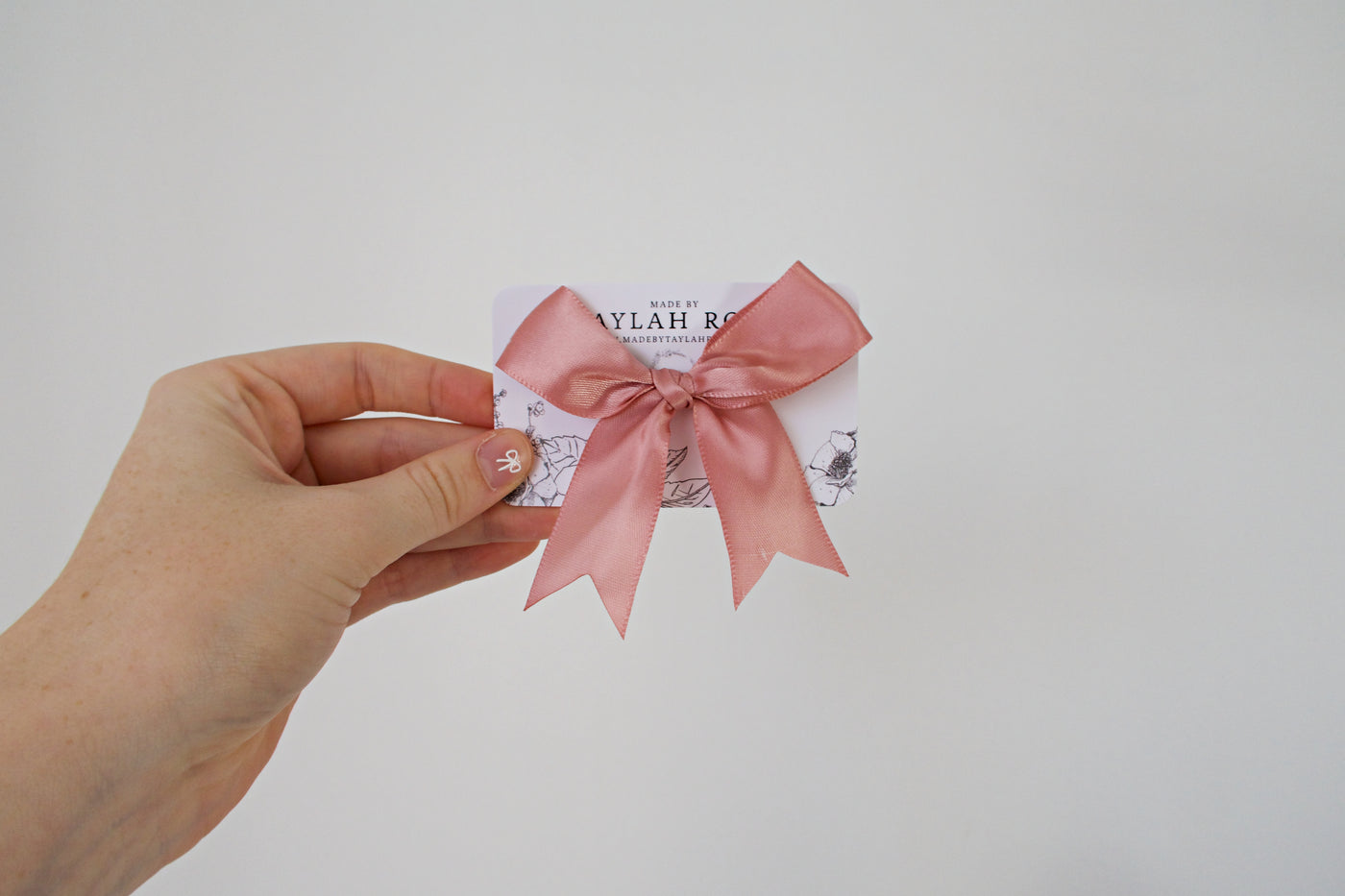 Basic Ribbon Bow - Pink