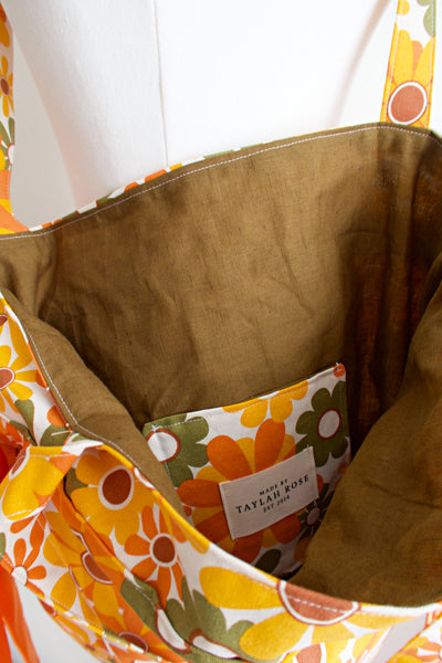 Marigold Bow Tote Bag