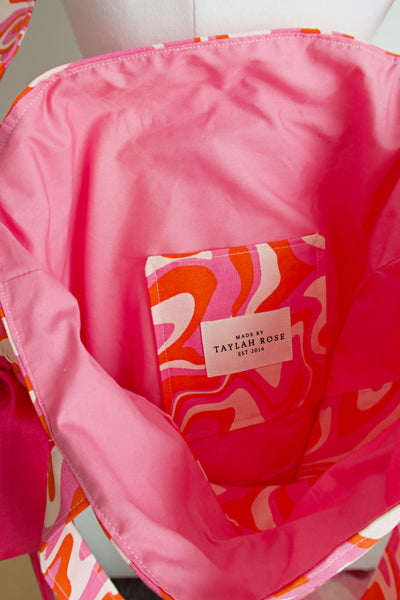 Ruby Bow Tote Bag