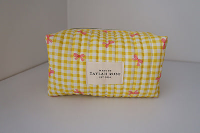 Pretty Yellow Bow Carry All Bag