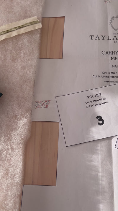 PDF Carry All Bag - Downloadable Pattern and Instructions