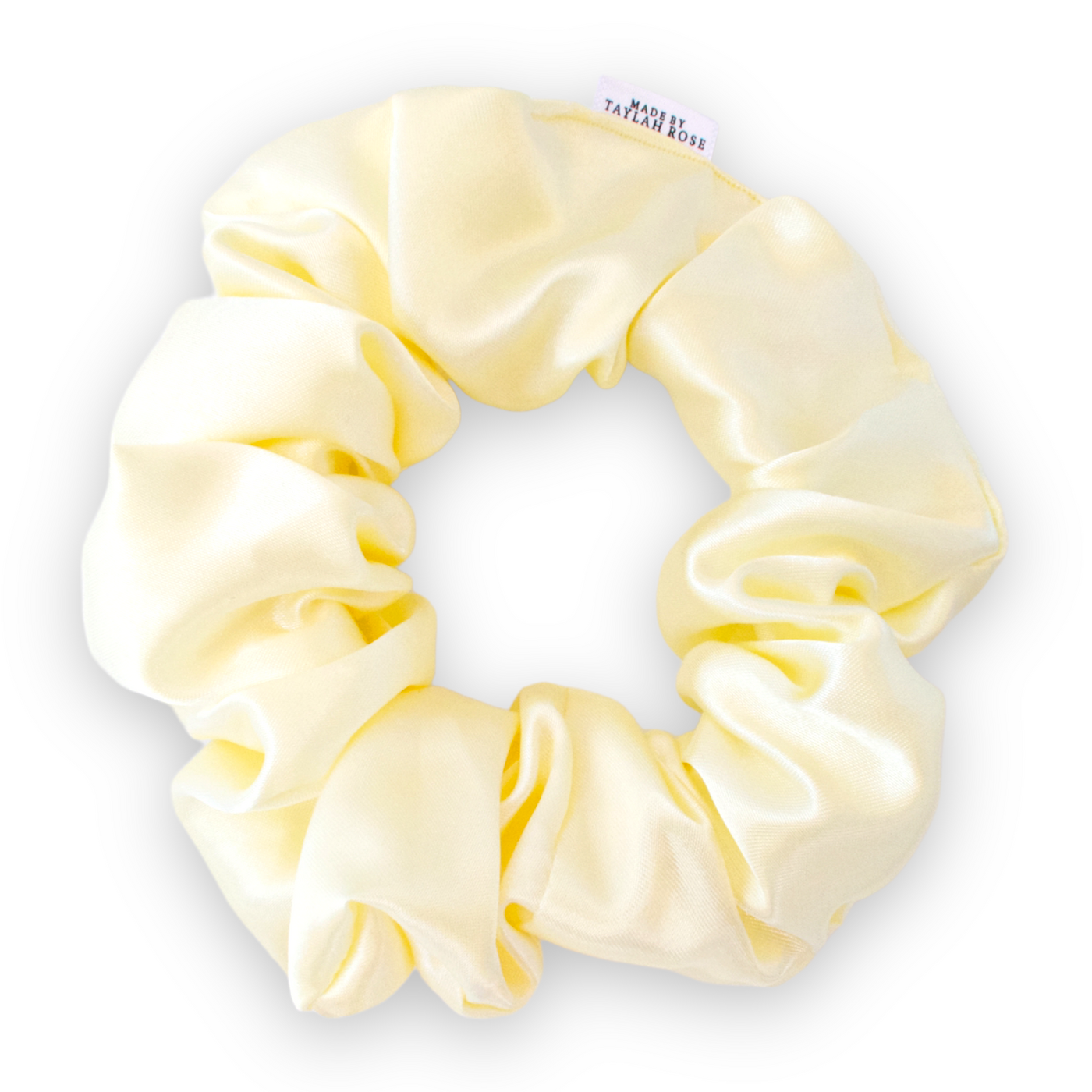 Pastel Yellow Satin