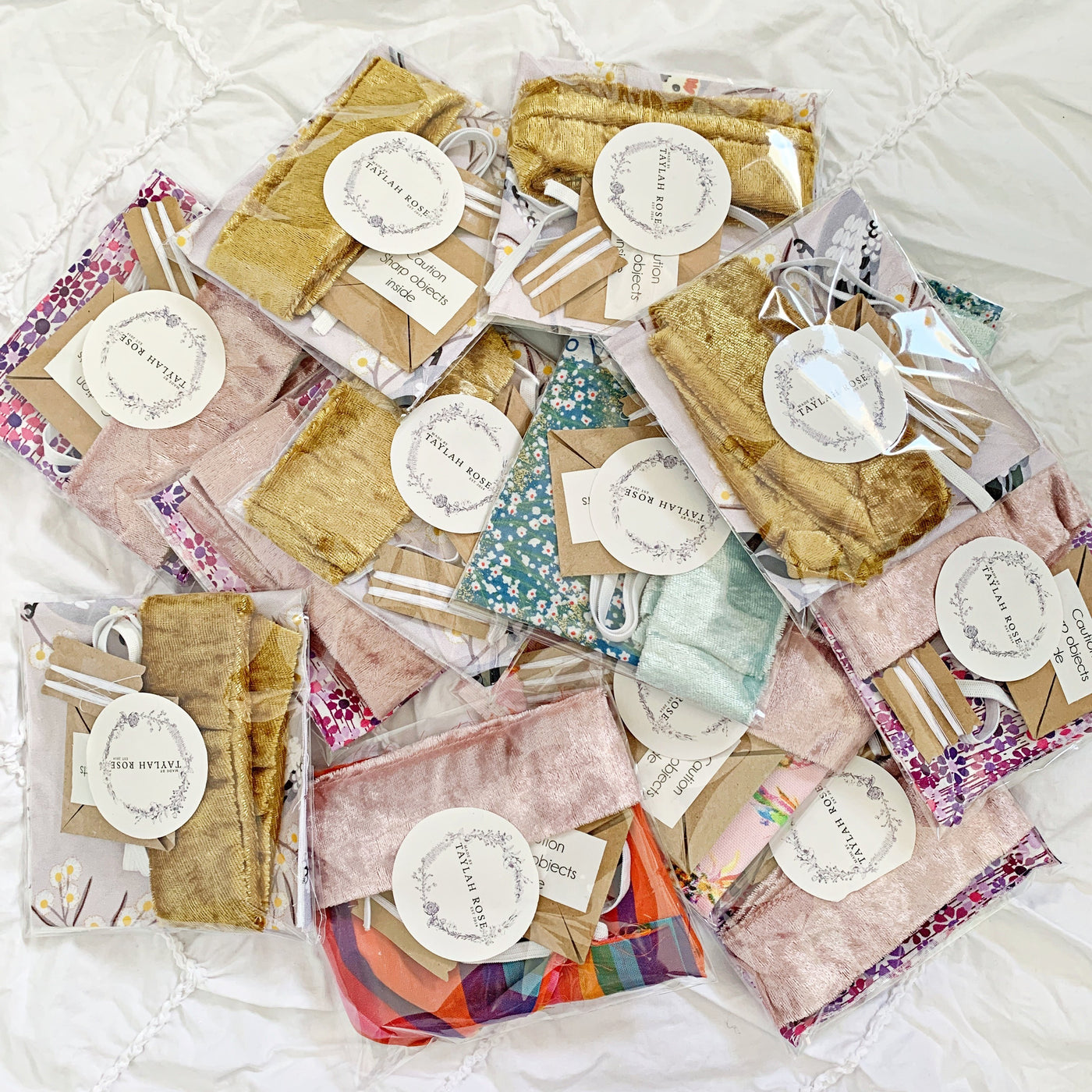 DIY scrunchie kits! Makes two scrunchies - Madebytaylahrose