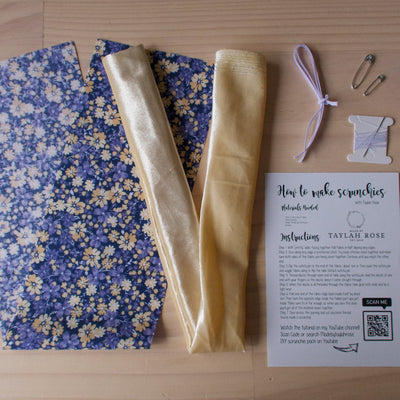 DIY scrunchie kits! Makes two scrunchies