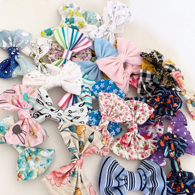 MINI Patterned Bows - Madebytaylahrose