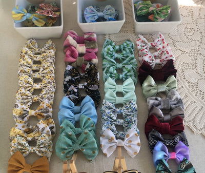 MINI Patterned Bows - Madebytaylahrose